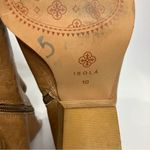 Isola  Lani block heel bootie tan leather size 10 Photo 6