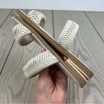 Dolce Vita Women's Inya Braided Womev Strap Flat Sandals 6.5 Ivory $100 Photo 3