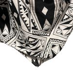 None Black and white geometric print two piece swimsuit women’s medium Photo 5