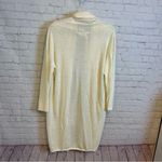 Aritzia Community Long line open front linen wool alpaca cardigan S/M belted Photo 10