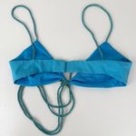 Meshki  Teal Rhinestone Strap Top Photo 1