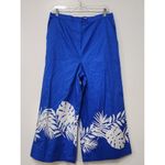 Anthropologie  ×Hutch Palm Frond Wide-Leg Pants Size 12 Photo 4