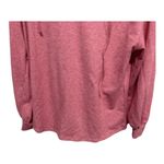 Pink Lightweight Hooded Long Sleeve Athletic Style Shirt Hoodie Size Medium Photo 2
