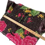 Womens Crinkle Chinese Oriental Tunic Top Dress Size‎ M Mandarin Collar floral Pink Size M Photo 3