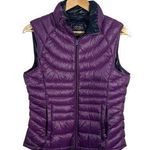 Bernardo Women’s Goose Down Packable Puffer Vest in Purple Size S Photo 0