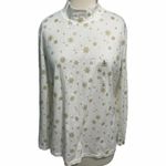Karen Scott Snowflake Mock Neck Top White XL Photo 11