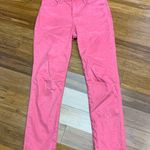 Chico's So Slimming Girlfriend Slim Leg Ankle Coral Pink Jeans Womens Size 6 Photo 0