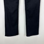 Madewell  Mid Rise Kick Out Crop Jeans Black Flare Stretch Minimalist US 23 NWT Photo 9