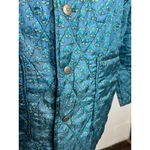 Jacket Quilted silk reversible bright green blue pink Size XL Photo 4