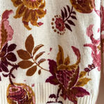 Spartina 449 Fall Floral Crewneck Sweater, Size Medium Photo 9