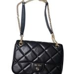 Nine West Black Quilted Shoulder Bag Photo 7