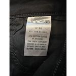 joe's jeans  Womens 25 Black‎ Wax Coated The Skinny Cotton Spandex Photo 5
