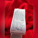 NA-KD  rib knitted collar midi dress red polo slit short sleeve M Photo 6