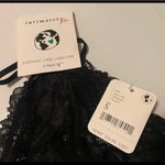 Free People  2 Pack Everyday Lace Longline Bralette in black combo Size S Photo 8