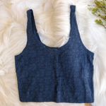 Hollister Blue Floral Tank Crop Top Photo 0