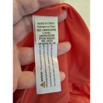 New In Wrinkly Fabric Style Orange Cotton Babydoll Strappy Size L Dress NEW Size L Photo 7