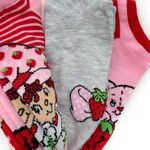Strawberry Shortcake Womens No Show Socks Pink Red Fun Cute Gift 5 Pairs Photo 5