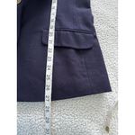 Herman Geist  Womens Blazer Jacket 100% Wool Lined Navy Blue Career Office 6P Photo 8