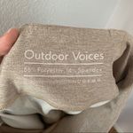Outdoor Voices  Leggings Warmup 7/8 Colorblock Desert Oatmeal Cloud S EUC Photo 6