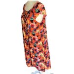 Gabby Skye Colorful Pleated Shift Dress Photo 3