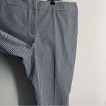 Talbots NEW Gingham Chatham Ankle Pant Black White size 16W Photo 4