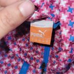 Puma  Windbreaker Pink Blue White Golf Woman's Size Small Photo 7