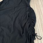 Abercrombie & Fitch New Abercrombie Square Neck Cinch Mini Dress XL Women’s Black Photo 4