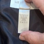 Liz Claiborne LizSport Black Trench Coat XL Quiet Luxury Old Money Classic Work Photo 8