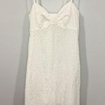 Lilly Pulitzer White Eyelet Mini Dress | Size 8 | Sweetheart Neckline Photo 0