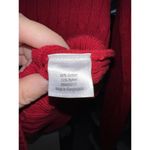 st. john's bay St. John’s Bay Red Long Sleeved Round neck Women’s Sweater Size Large Photo 6