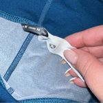 Oiselle  Flyout Cold-weather Run Blue High-Waisted Leggings Photo 12