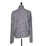 Jamie Sadock Textured Full Zip Sweater Women Size L Cozy Pockets Cabincore Purple Size L Photo 3