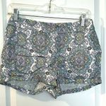 J.Crew Women’s Blue & Yellow  Chino Shorts Size: 0 Photo 0