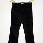 Madewell  Roadtripper Skinny Flare Jeans Bellhaven Wash Women's Black Size 28 Photo 0