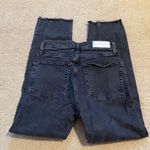 RE/DONE Redone high rise stove pipe jeans faded black 85 Photo 5