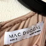 Mac Duggal  Cocktail Dress Heavily Beaded brown midi dress size 6 C6 Photo 9