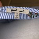 Bleuh Ciel  cropped open back shirt, Small Photo 4