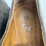 Frye  Studded Suede Oxford Lace Up Flats in Gray Photo 2