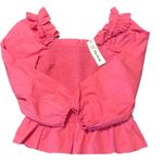 The Drop Women's Smocked Ruffle Trim Long Sleeve Top Photo 3