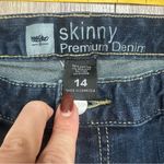Mossimo Denim Mossimo Skinny Denim Jeans with Studded Pockets, Size 14 Photo 4