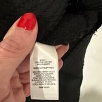 EXPRESS Black Textured Crop Top Photo 4