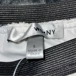 WD•NY  Women’s Full Length Pleated Skirt Black White Lined NWT Size Large Photo 6