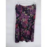 White Stag Vintage Y2K Fairy Vamp Grunge Skirt Womens 14 Black Floral Whimsigoth Photo 4