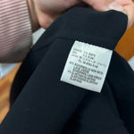 ESCADA BLACK LONG LINE DUSTER OVERCOAT Size 10 Photo 3