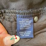 Angel Kiss Black Distressed Jean Shorts with Button Style Fly Photo 8