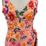 Lovers + Friends ‎ Orchid Dress Sunset Floral Print Wrap Pink Size Small Photo 4