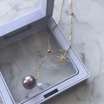 Boutique Custom Made 11mm Genuine Pearl Necklace Photo 0