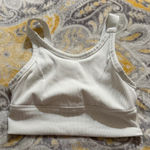 Aerie Offline by white ribbed sport bra size medium Photo 0