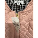 kim rogers  Everyday Quilted Puffer Jacket Vest Size M Maeve Pink Preppy NWT Photo 3