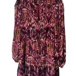 House of Harlow Pink Mini Dress 1960 Revolve Tiered Long Sleeve Sz 8 Photo 0